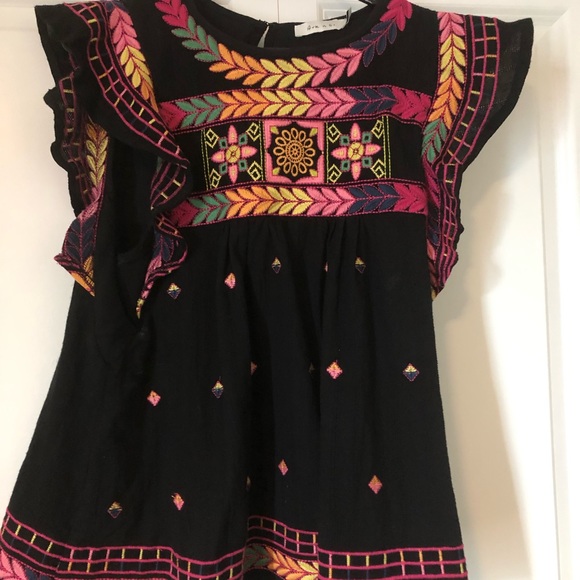 Vici Embroidered Multi Colored Top - Picture 3 of 4